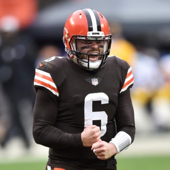 🎁SOLD OUT 🎄🏈Cleveland Browns Mayfield Fan Jersey Size 3X🔴Final Markdown - Picture 3 of 4